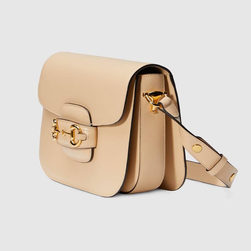 Gucci Horsebit 1955 Small Shoulder Bag 602204 Beige